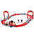 Железная дорога Fire Train свет звук 53 детали Happy Baby 331916 red